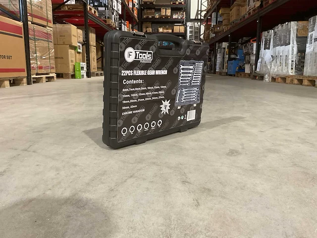 2025 f tools professional 22pcs flexible gear wrench steek en ratelringsleutel - afbeelding 1 van  6