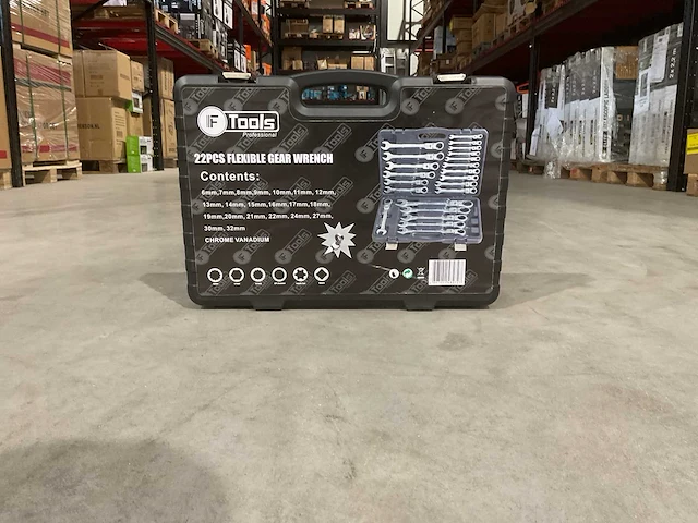 2025 f tools professional 22pcs flexible gear wrench steek en ratelringsleutel - afbeelding 3 van  6