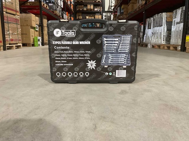2025 f tools professional 22pcs flexible gear wrench steek en ratelringsleutel - afbeelding 3 van  6