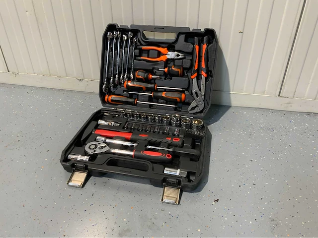 2025 gereedschapskoffer incl 54 pcs gereedschap - afbeelding 3 van  6