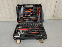 2025 gereedschapskoffer incl 54 pcs gereedschap - afbeelding 1 van  6