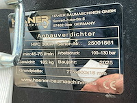 2025 haner hpc300a hydraulische compactor - afbeelding 3 van  11