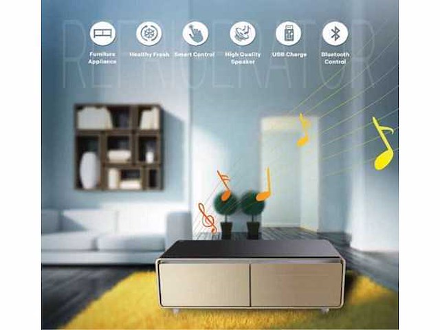 2025 hdr.r hrd130bl multifunctionele salontafel met koellade - afbeelding 7 van  15