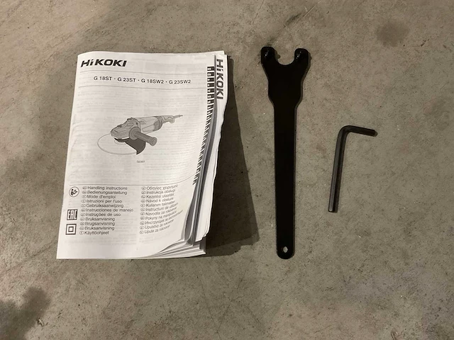 2025 hikoki g23sw2 w7z haakse slijpmachine - afbeelding 7 van  15
