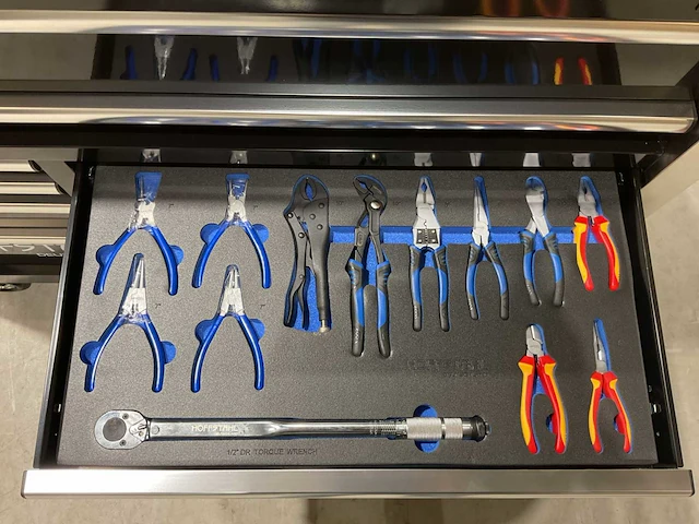 2025 hoffstahl deutschland xxxl gereedschapswagen gevuld - afbeelding 3 van  21