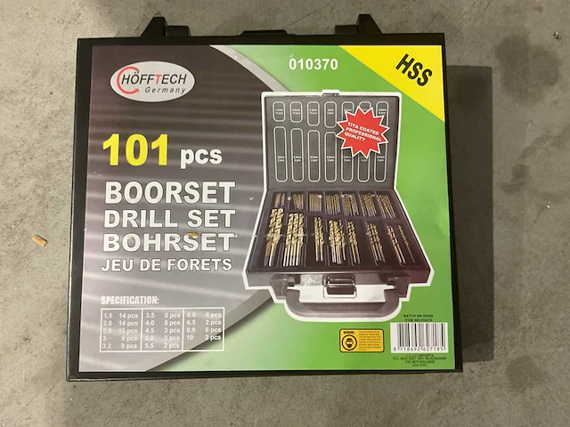 2025 hofftech 010370 101pc borenset - afbeelding 1 van  5