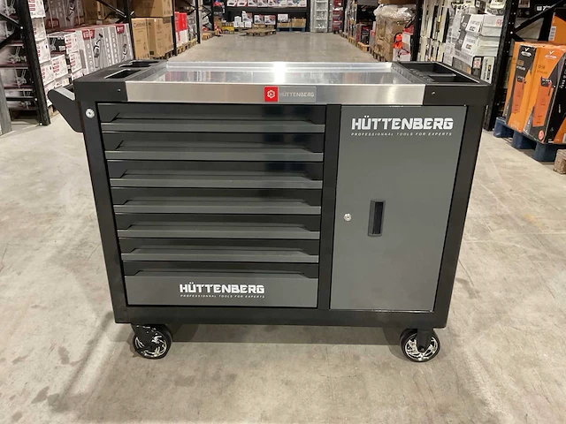 2025 huttenberg 7 lade titanvault pro gereedschapswagen - afbeelding 1 van  21