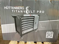 2025 huttenberg 7 lade titanvault pro gereedschapswagen - afbeelding 14 van  21