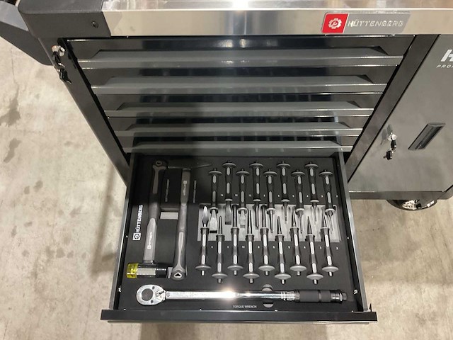 2025 huttenberg 7 lade titanvault pro gereedschapswagen - afbeelding 8 van  21