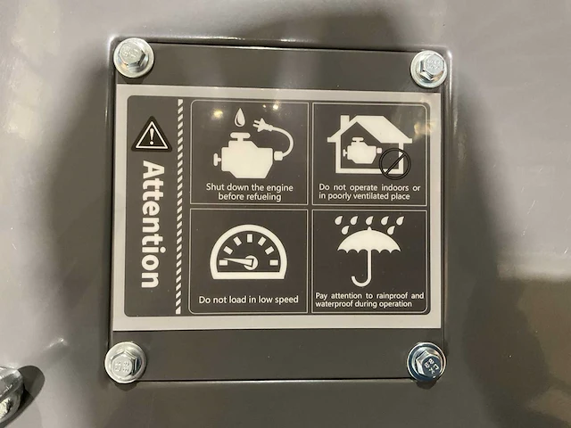 2025 huttenberg diesel h8500d stroomgenerator - afbeelding 7 van  20