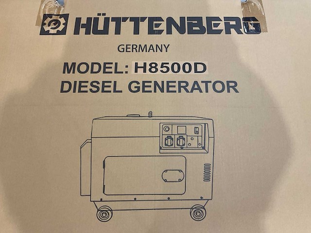 2025 huttenberg diesel h8500d stroomgenerator - afbeelding 11 van  20