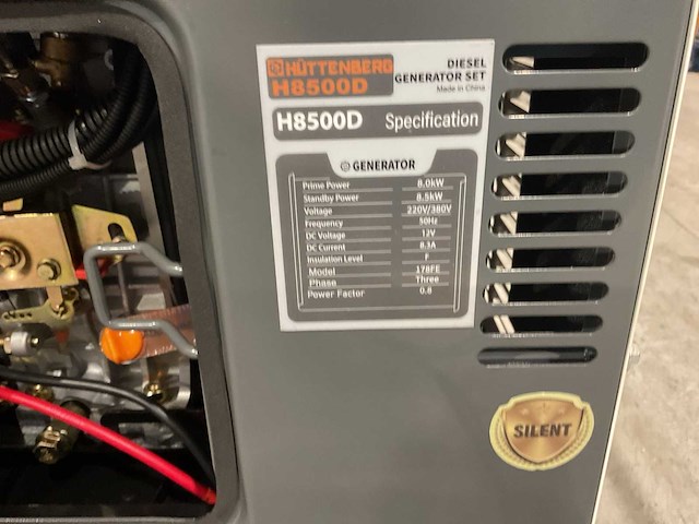 2025 huttenberg diesel h8500d stroomgenerator - afbeelding 4 van  20