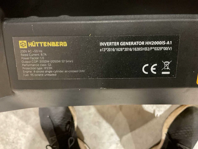 2025 huttenberg inverter hh2000is-a1 stroomgenerator - afbeelding 15 van  15