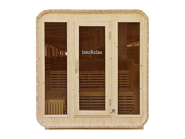 2025 intorelax cube 250x230x210 cm lun2310 sauna - afbeelding 4 van  10