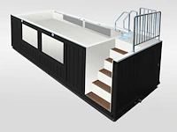 2025 intorelax spa zwart/wit 580x240x180 cm zwembad - afbeelding 1 van  15