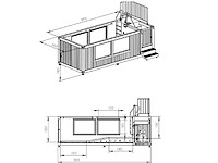 2025 intorelax spa zwart/wit 580x240x180 cm zwembad - afbeelding 13 van  15