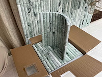 2025 jade green marmer natuursteenproduct 75m2 - afbeelding 8 van  9