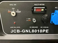 2025 jcb gnl8010pe 8kw noodstroomgenerator - afbeelding 2 van  14
