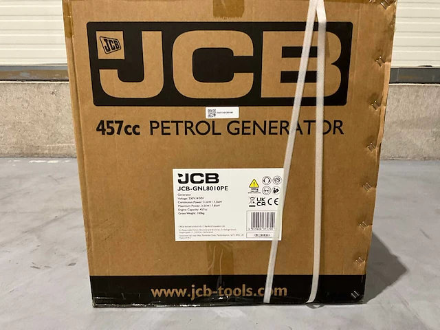 2025 jcb gnl8010pe 8kw noodstroomgenerator - afbeelding 6 van  14