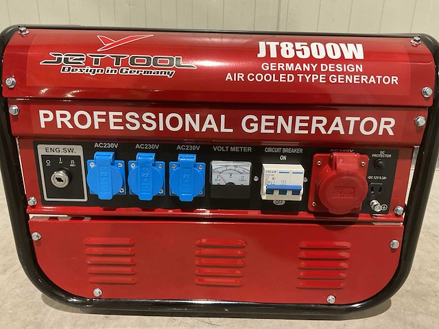 2025 jettool jt8500w stroomgenerator - afbeelding 11 van  12