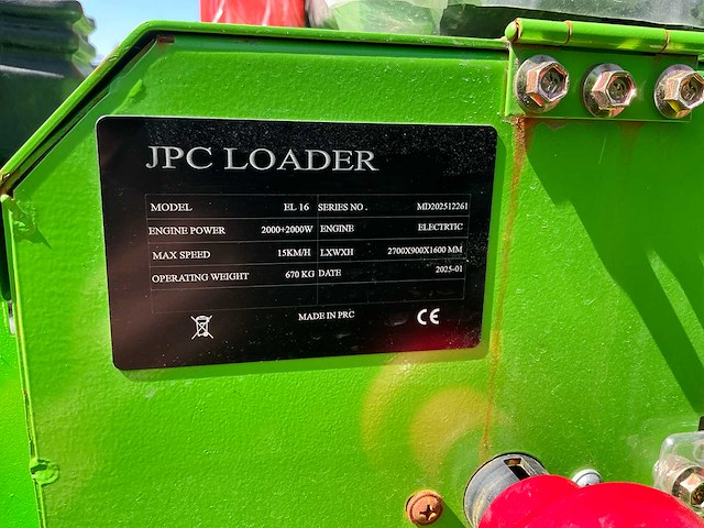 2025 jpc el16 shovel - afbeelding 5 van  13