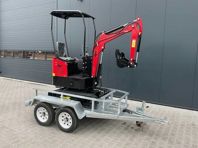 2025 jpc ht12 met aanhangwagen graaflaadmachine - afbeelding 1 van  16