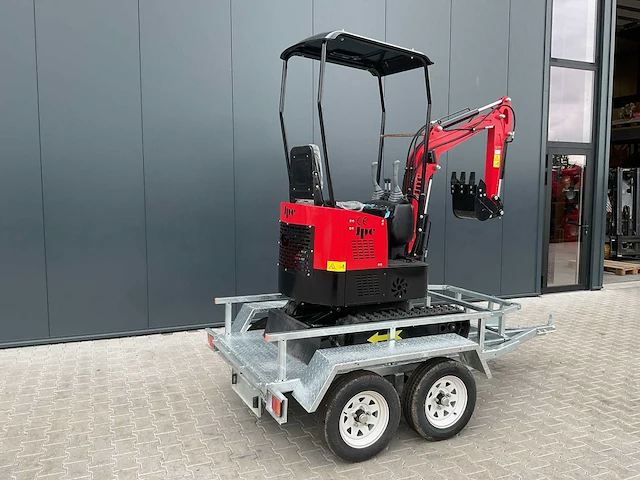 2025 jpc ht12 met aanhangwagen graaflaadmachine - afbeelding 10 van  16