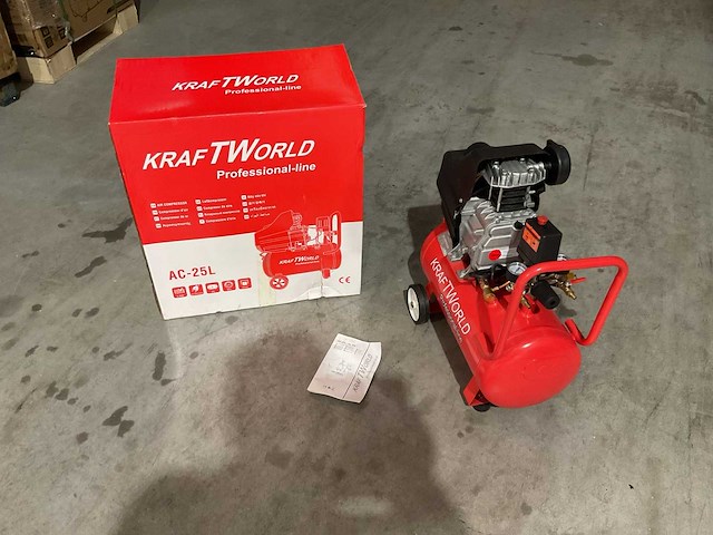 2025 kraftworld ac-25l luchtcompressor - afbeelding 8 van  15
