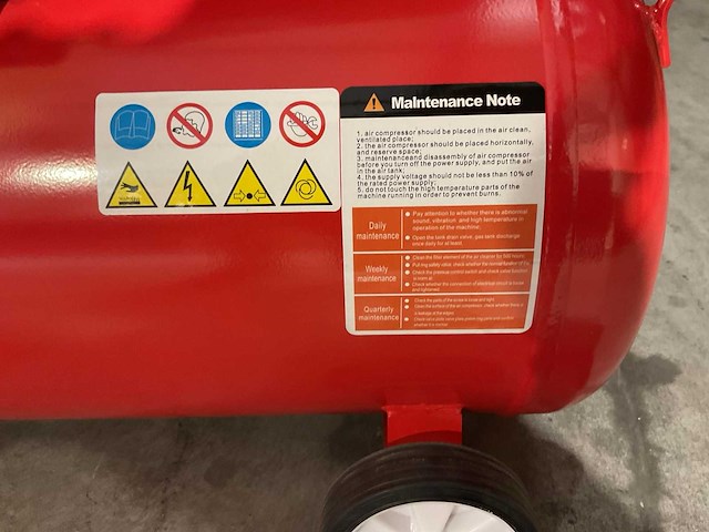 2025 kraftworld ac-50l luchtcompressor - afbeelding 5 van  15