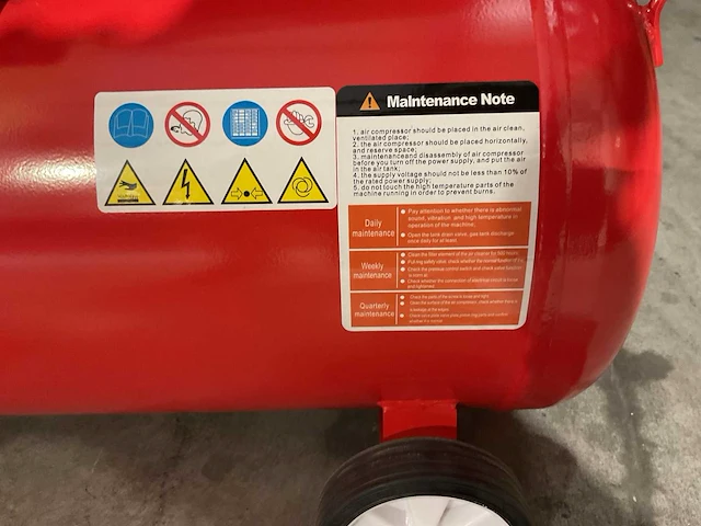 2025 kraftworld ac-50l luchtcompressor - afbeelding 5 van  15