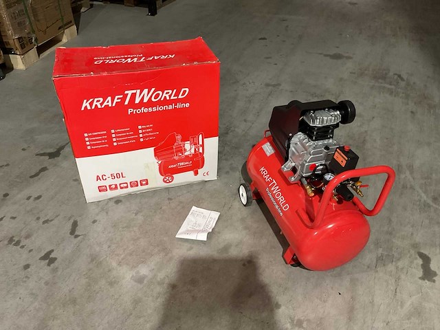 2025 kraftworld ac-50l luchtcompressor - afbeelding 2 van  15