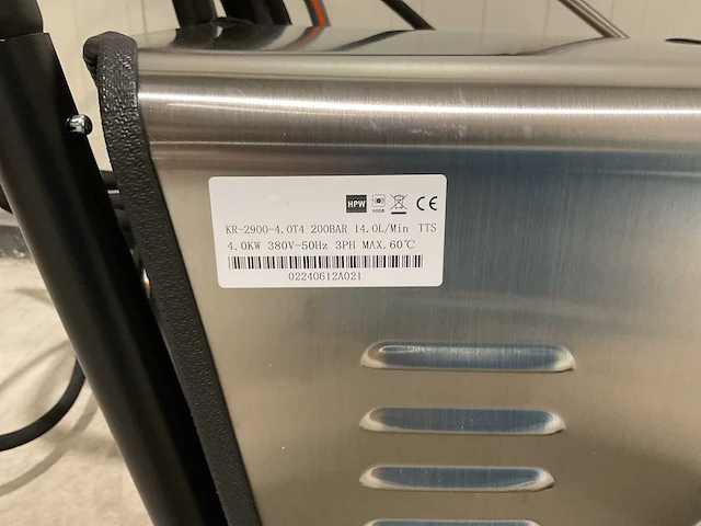 2025 kremer kr-2900-4.0t4 hogedrukreiniger - afbeelding 15 van  22