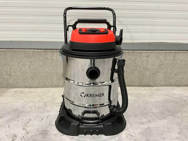 2025 kremer kr60l-3 rood industriële stofzuiger nat/droog - afbeelding 5 van  12