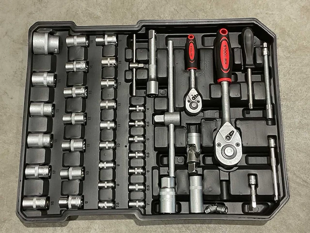 2025 kw tool 399pcs gereedschapskoffer - afbeelding 9 van  20