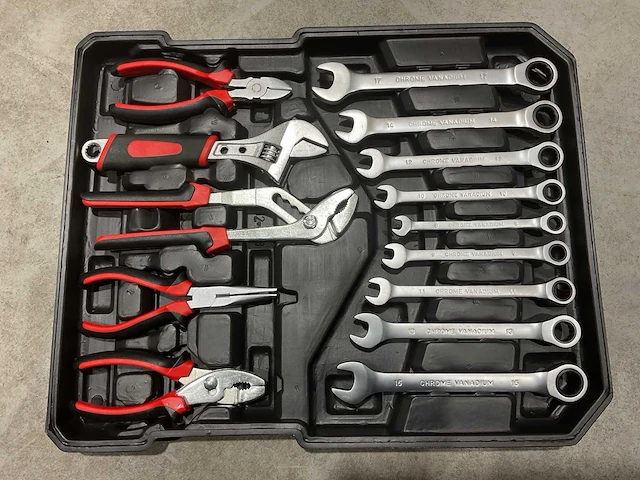 2025 kw tool 399pcs gereedschapskoffer - afbeelding 13 van  20
