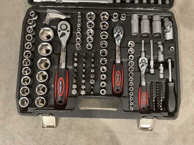 2025 kw tools 172pcs socket set doppenset - afbeelding 5 van  6