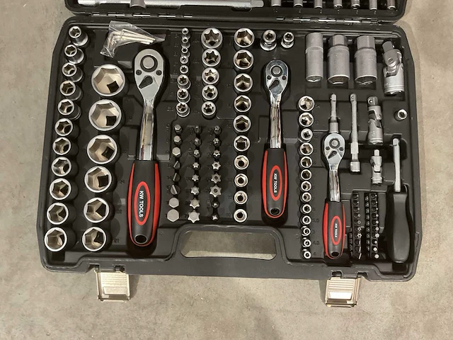 2025 kw tools 172pcs socket set doppenset - afbeelding 5 van  6
