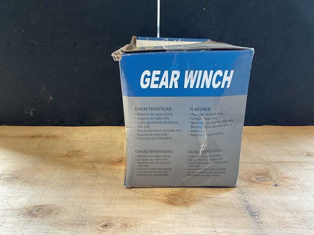 2025 lavkrish 1600lb tandwiel lier - afbeelding 3 van  5