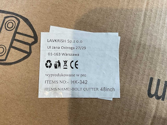 2025 lavkrish hk-342 betonschaar - afbeelding 3 van  3