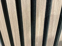2025 lemotex lm-60270d walnut 2 dozen 2 panelen per doos akoestische wanddecoratie (4x) - afbeelding 7 van  7