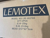 2025 lemotex lm-60270d walnut 2 dozen 2 panelen per doos akoestische wanddecoratie (4x) - afbeelding 6 van  7