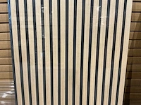 2025 lemotex lm-60270l white oak 16 dozen 2 panelen per doos akoestische wanddecoratie (32x) - afbeelding 4 van  7