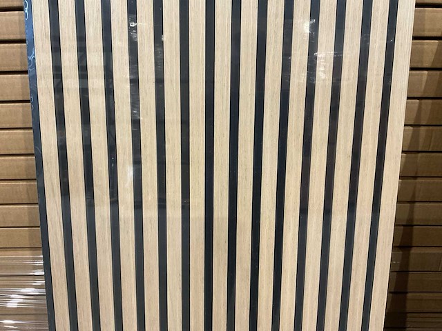 2025 lemotex lm-60270l white oak 16 dozen 2 panelen per doos akoestische wanddecoratie (32x) - afbeelding 4 van  7
