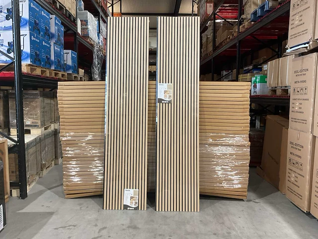 2025 lemotex lm-60270l white oak 2 dozen 2 panelen per doos akoestische wanddecoratie (4x) - afbeelding 3 van  7