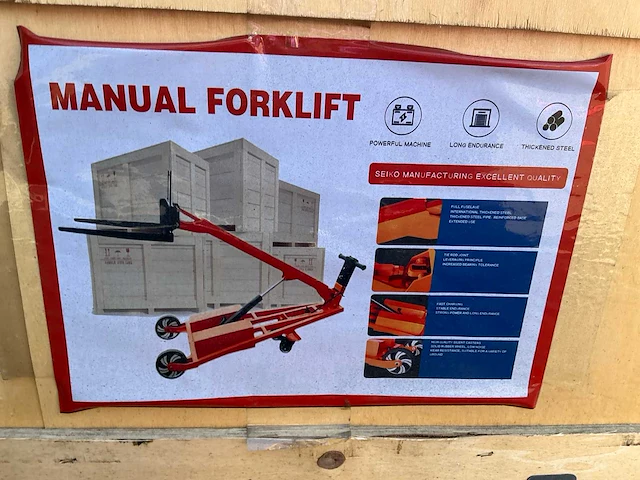 2025 manuele forklift pht620 elektrische palletwagen - afbeelding 1 van  10