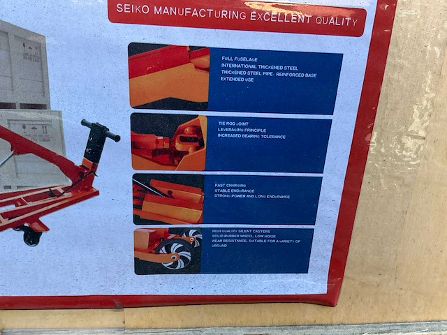 2025 manuele forklift pht620 elektrische palletwagen - afbeelding 3 van  10