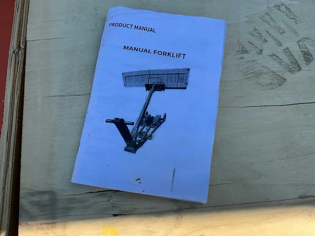 2025 manuele forklift pht620 elektrische palletwagen - afbeelding 8 van  10