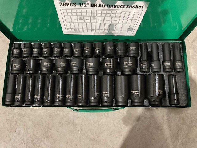 2025 metallo 38 st krachtdoppen doppensets - afbeelding 8 van  10