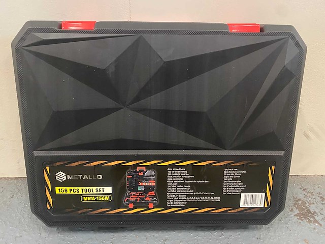 2025 metallo meta-156w gereedschapskoffer gevuld - afbeelding 5 van  6