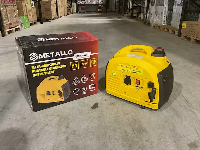 2025 metallo meta-2200.w stroomgenerator - afbeelding 1 van  13